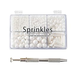 Kasvan White Mix Sugar Sprinkles - Edible Candy