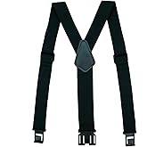 MELOTOUGH Perry Suspenders Belt Clip Suspenders Plastic Suspenders Men's Elastic Hook End Belt Clip Suspenders