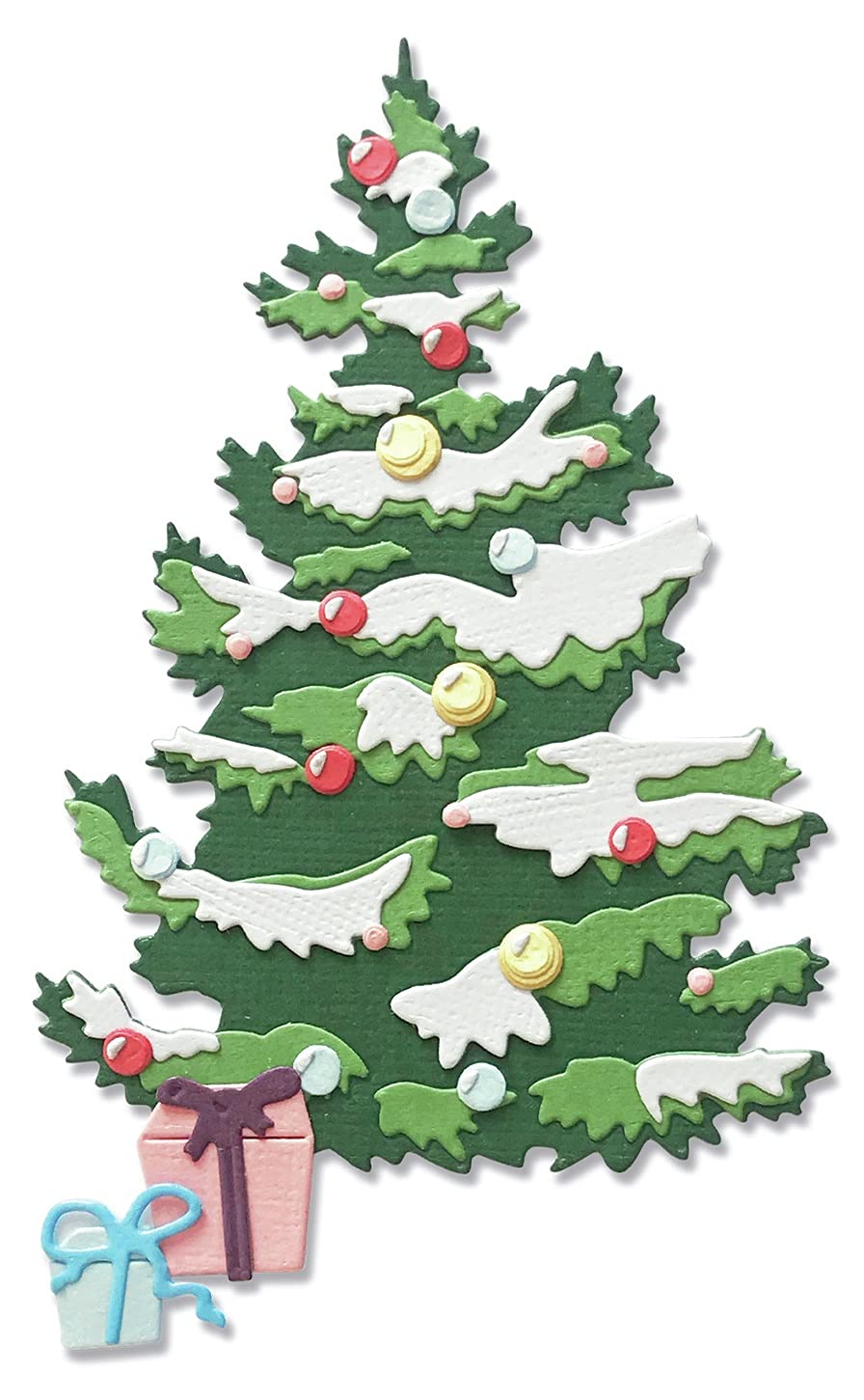 Sizzix Thinlits Die Set 8PK - Layered Christmas Tree, 664712