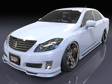 Amazon Eurou クラウンロイヤル Grs系 前期 3点キット アンダースポイラータイプ 国産エアロパーツ 保証付き エアロキット 車 バイク