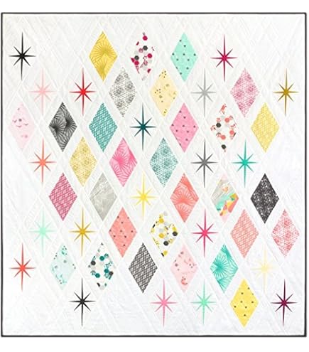 Cactus Flower Tablerunner Foundation Paper Piecing Pattern By Judy Niemeyer - 3 Runners, 17" X 51" Each