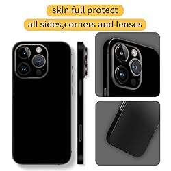 SUKIDIOVQ for 2 Pack iPhone 16 Plus Skin Wrap Phone