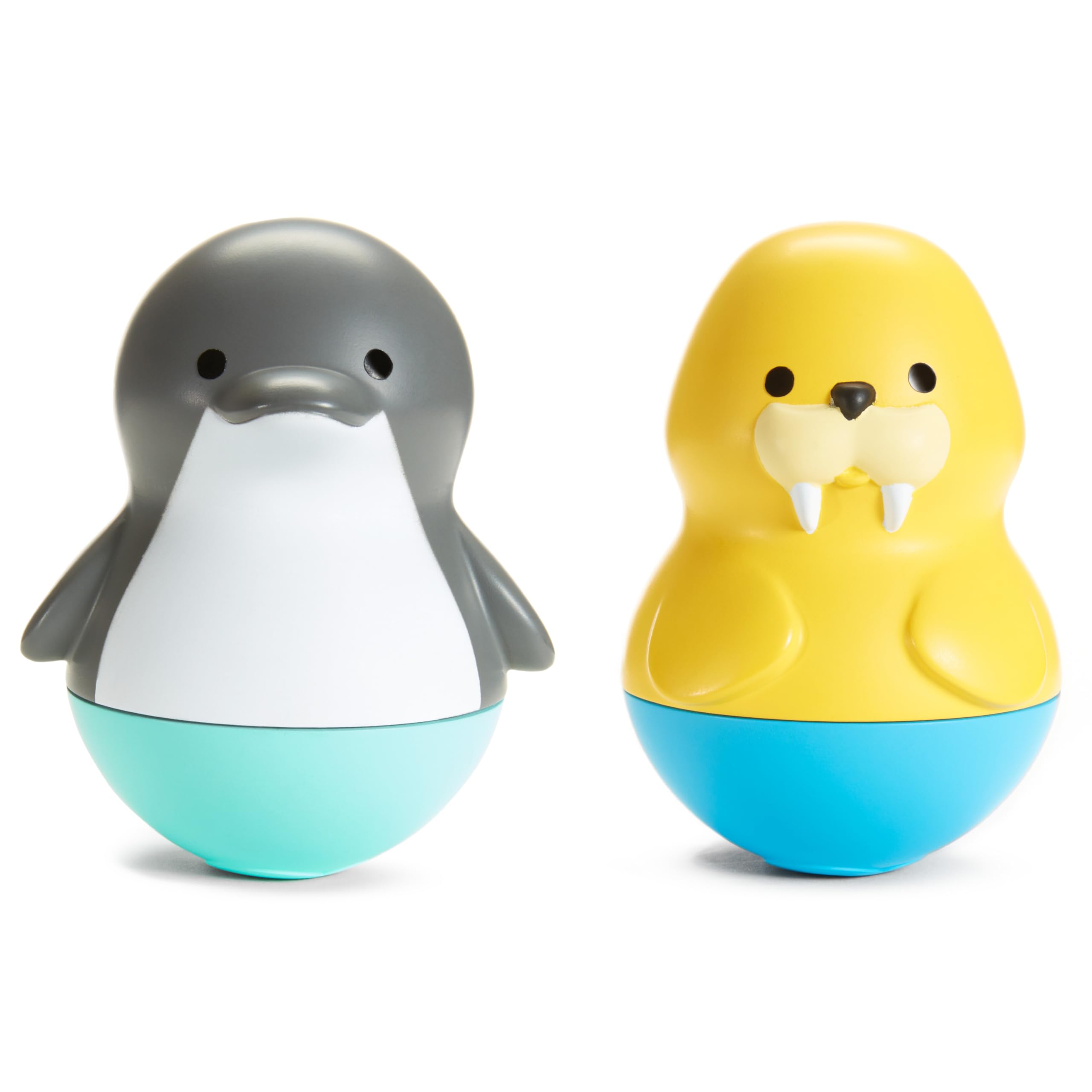 Munchkin® Bath Bobbers Mold Free Baby and Toddler Bath Toy, 6+ Months, Dolphin/Walrus