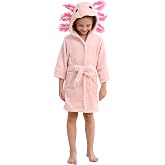 CuteOn Bathrobe for Women Soft Fleece Hooded Plush Loungewear