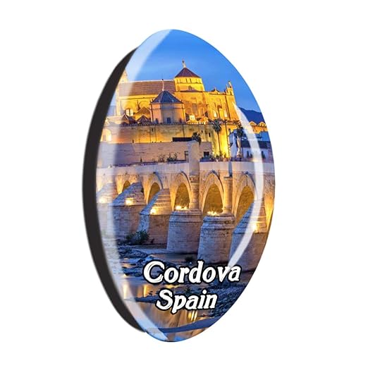 Córdoba Mezquita y Catedral Puente Romano Córdoba España Imán de ...