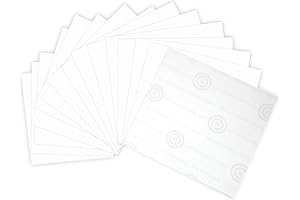 GLASSCO Bullseye Thin fire Kiln Shelf Paper - Small Kiln Paper for Ultra Smooth Surface - Glass Fusing Supplies - 15 Sheets 5'' x 5'' - kiln Paper for Glass fusing