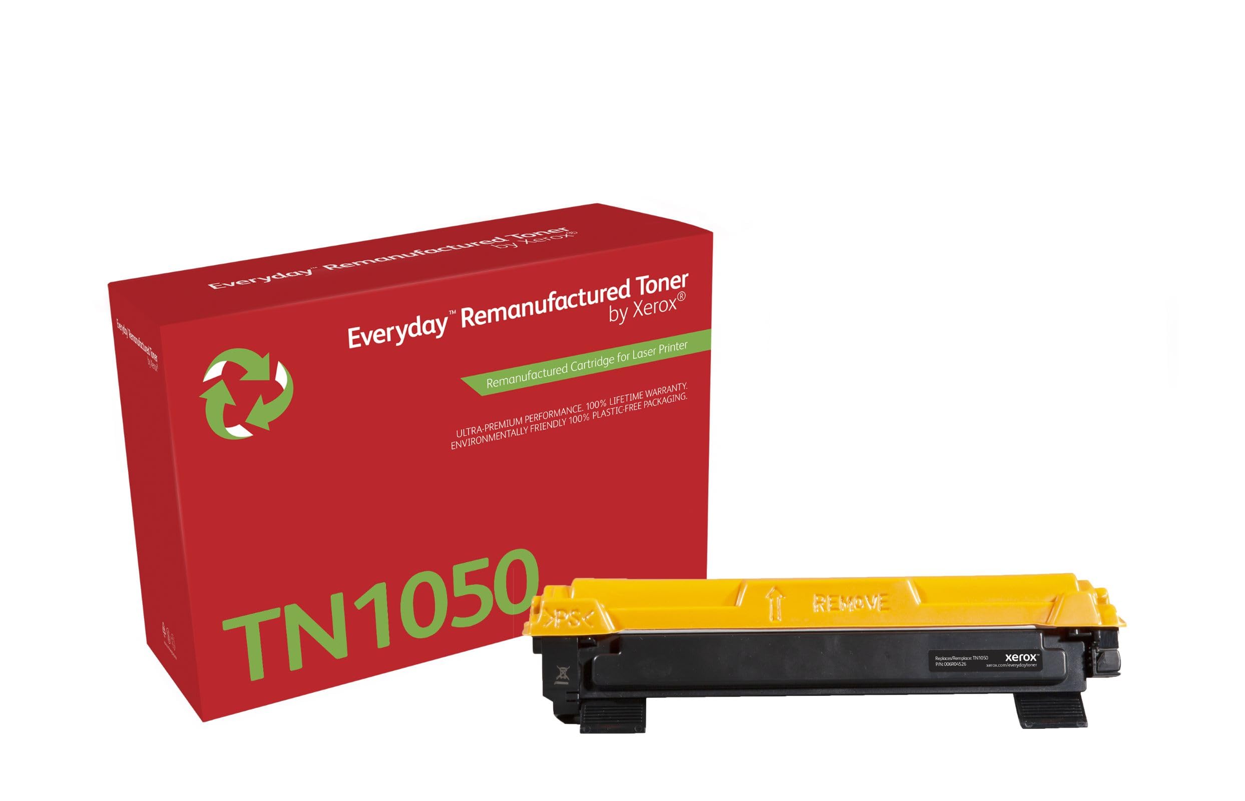 Everyday by Xerox Compatible Brother TN1050 Black Toner, Standard Capacity, Remanufactured