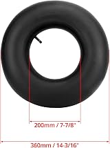 QWORK 2 Pieces 4.80/4.00-8 Wheelbarrow Inner Tube with Straight Valve view 6