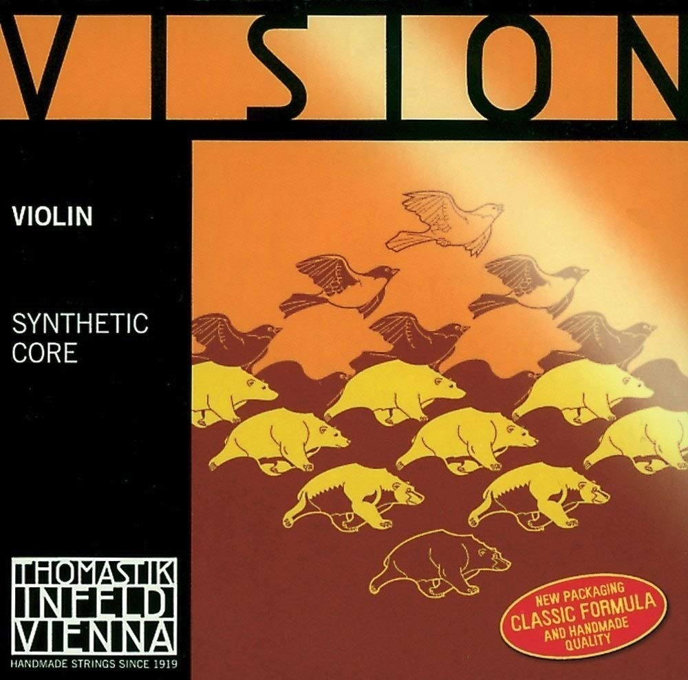 Thomastik single string for 4/4 violin Vision - A-string plastic core, aluminum wound, soft — image 1