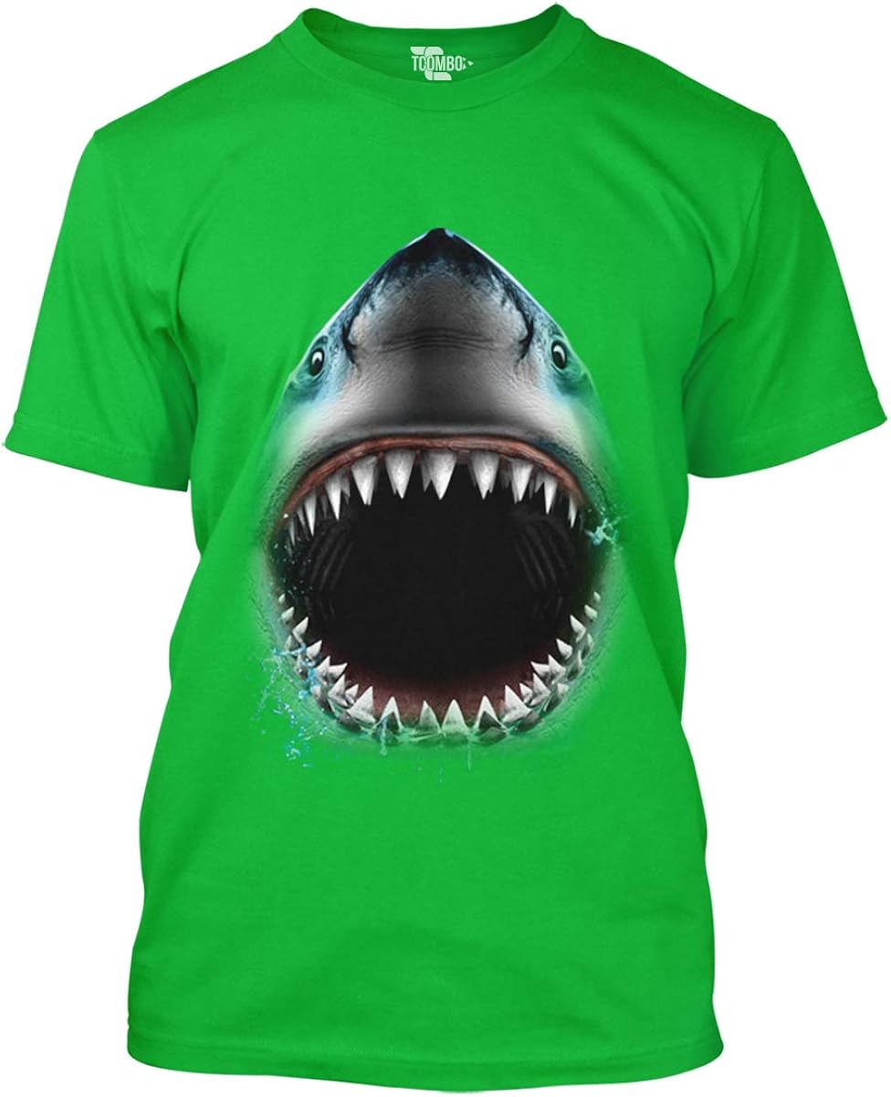 Shark Face - Great White Sea Creature Men's T-Shirt