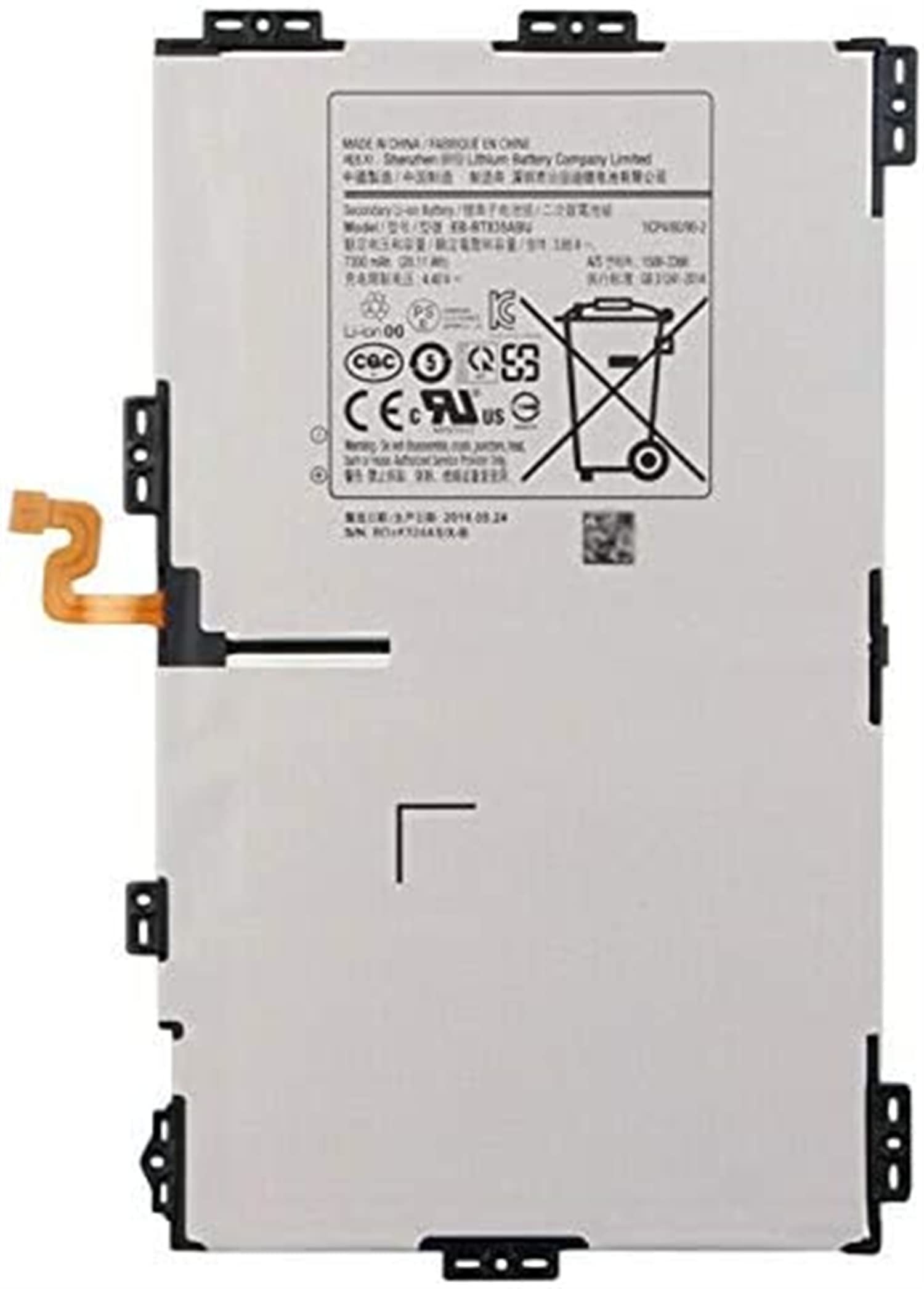 EB-BT835ABU Tablet Battery Replacement for Samsung Galaxy Tab S4 10.5 inch SM-T830 SM-T835 Series(3.85V 28.11Wh/7300mAh)