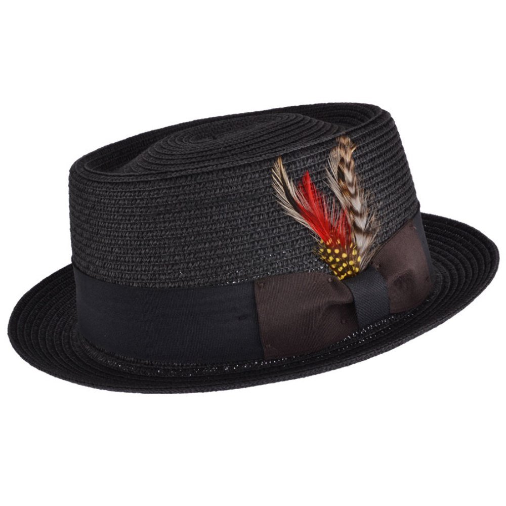 woven pork pie hat