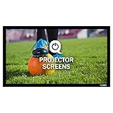 QualGear 150-Inch Fixed Frame Projector Screen