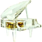 Sooharic Piano Music Box Crystal Song Fur Elise, Clockwork Mechanical Piano Toy Piano Ornament Classical Romantic Valentine Gift (for Elise)