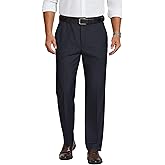 COOFANDY Mens Dress Pants Classic Fit Flat Front Suit Pants Expandable Waist Straight Dress Slacks