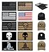 10 PCS Tactical Patches of USA US American Flag Punisher Don't Tread On Me Skull, with Hook and Loop for Backpacks Caps Hats Jackets Pants, Military Army Uniform Emblems, Size 3x2 Inches