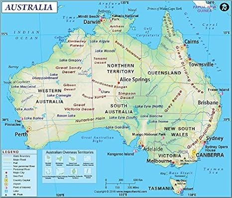 Labeled Map Of Victoria