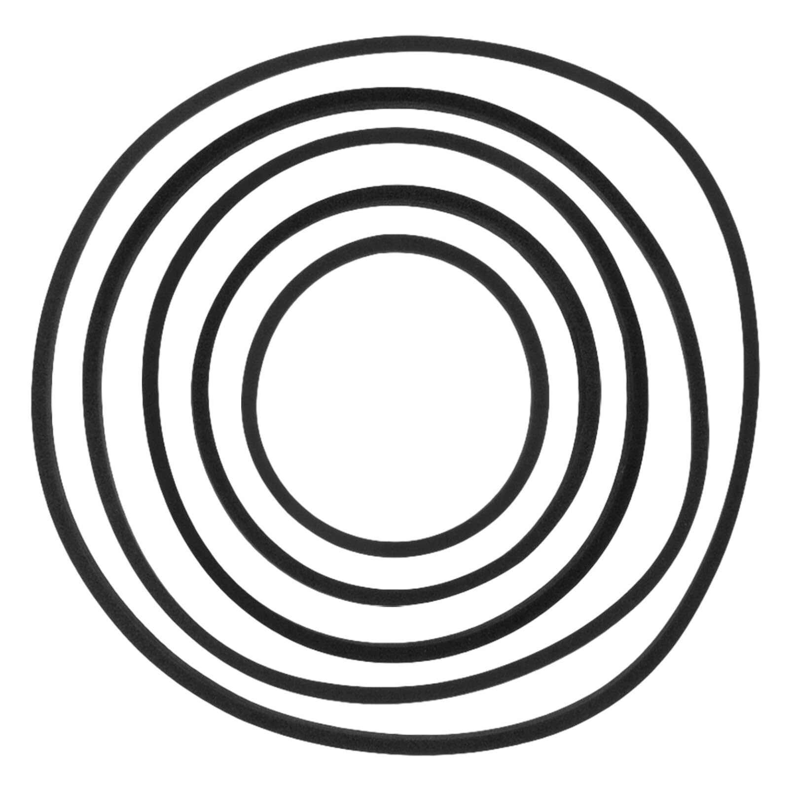 DEARMAMY 5pcs Aquarium Feeding Rings Fish Feeding Rings Floating Plant Fish Circles for Keeping Floating Plants in Place (Black)