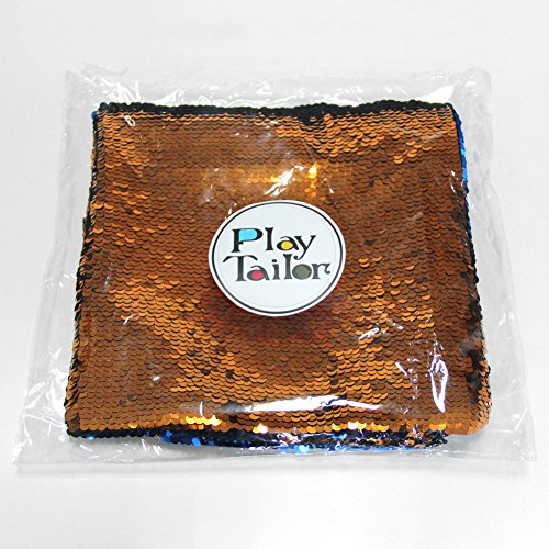 image for Mermaid Pillow Case, Play Tailor Magic Reversible Sequin Pillow Cover 