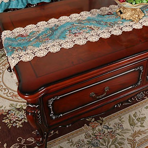 Upscale Table Runner/Luxury Lace Table Runner/ Table Cloth-A 35x210cm(14x83inch)