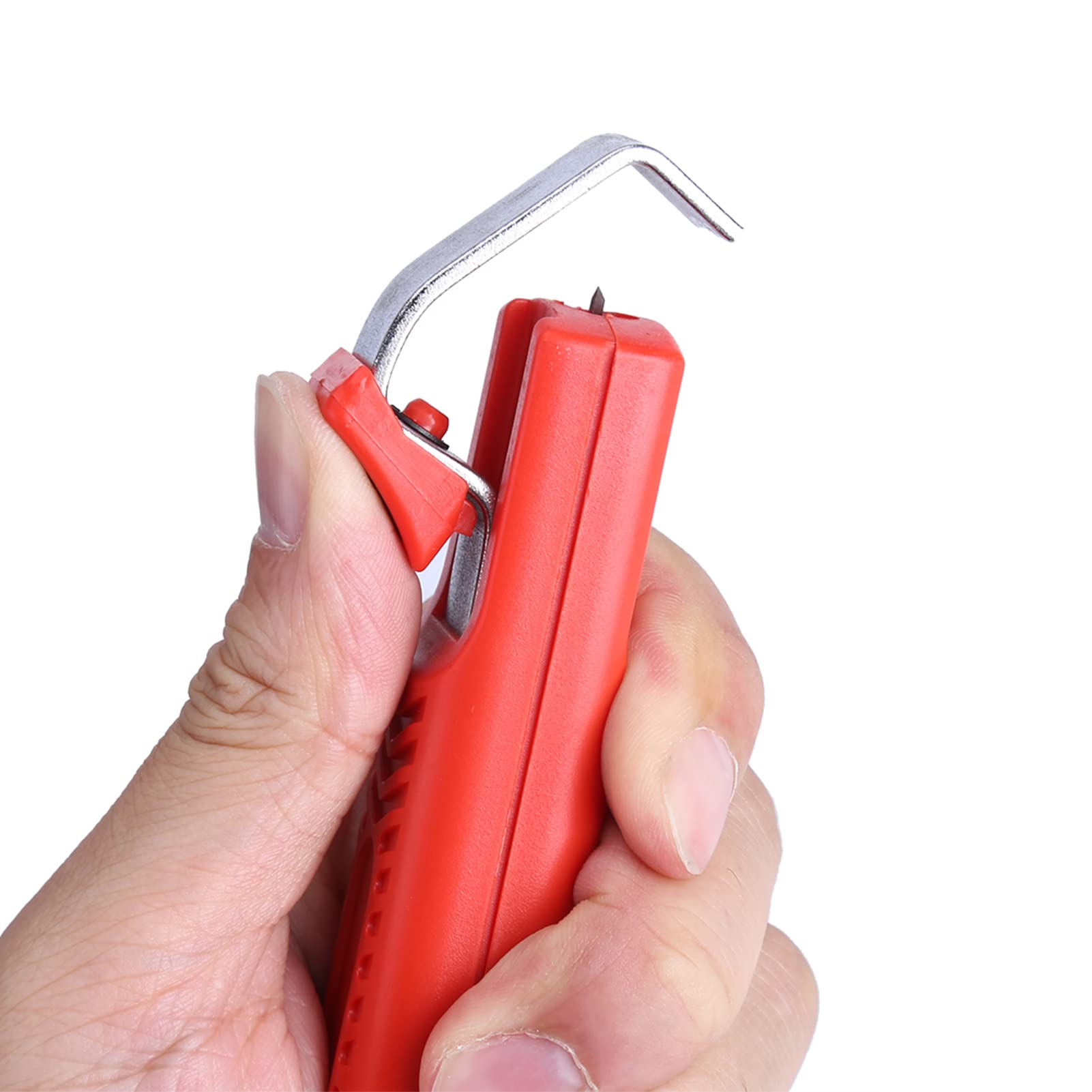 VIFERR Wire Stripper 8-28mm Mini Cable Stripper Adjustable Stripping Plier Crimping Tool Electrical Tools Terminal Crimper for PVC Rubber Silicone Cable