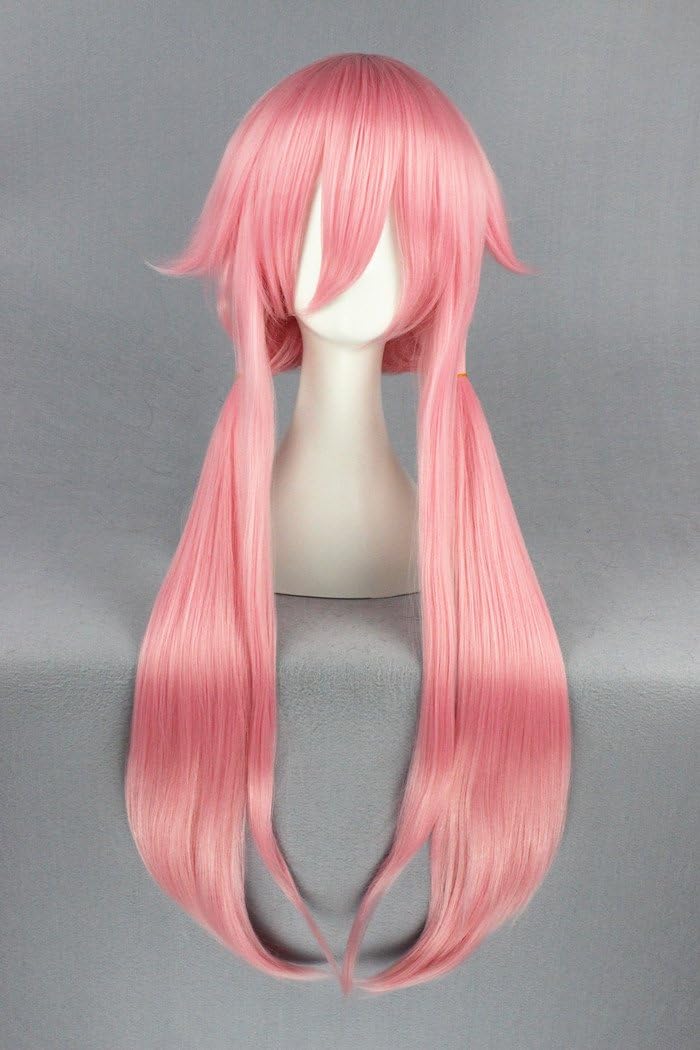 MUZI WIG Anime Cosplay Wig with Free Wig Cap for Murata Tomosa Mirai Nikki Gasai Yuno Synthetic Hair Wigs