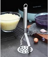 Berglander Stainless Steel Potato Masher Heavy Duty Ricer, Food Masher view 3