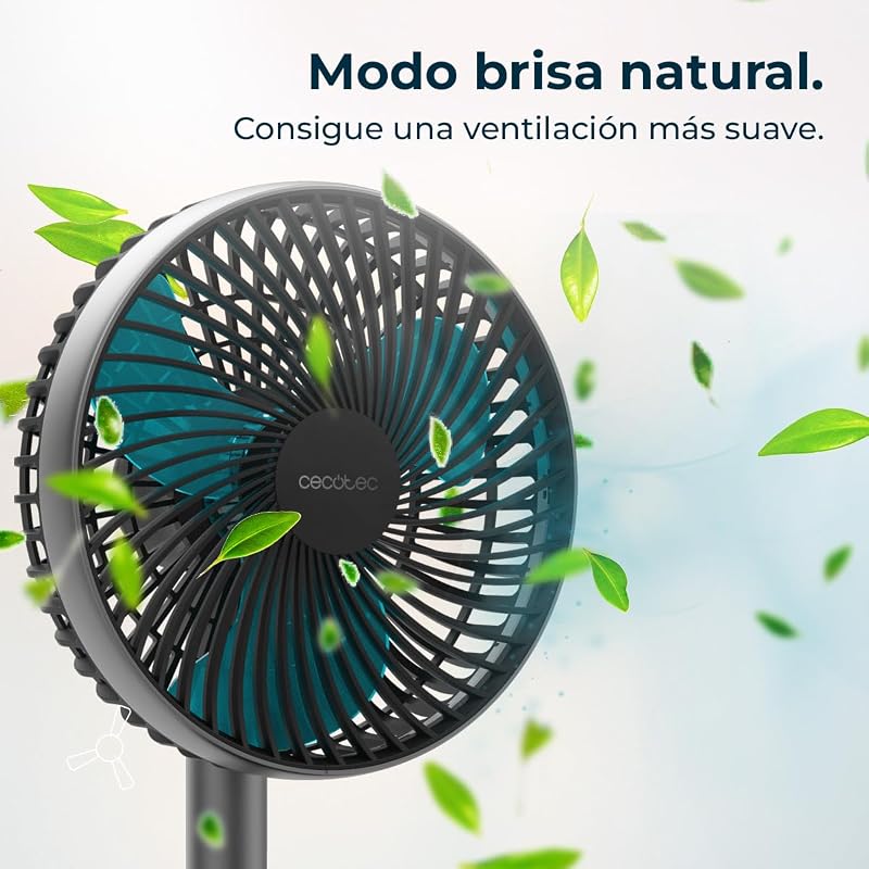 Ventilador de Sobremesa EnergySilence 4000 Portable Desk Dark Ice