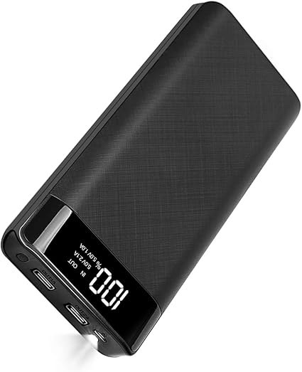 Amazon 最新版 大容量 モバイルバッテリー mah Pse認証済 Ledライト付き 急速充電 Led残量表示 2usbポート 最大2 1a出力 二台同時充電 スマホ充電器 携帯バッテリー 防災グッズ 旅行 出張 地震 アウトドア活動などの必携品 Iphone Ipad Android各種他対応