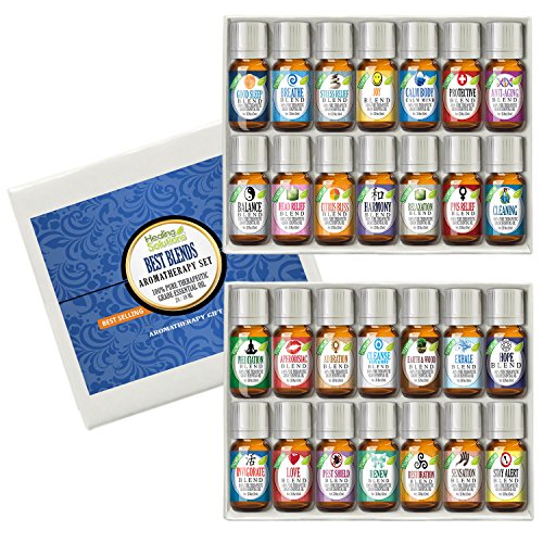 Best Blends Set of 28 - 100% Pure, Best Therapeutic Grade Essential Oil - 28/10mL