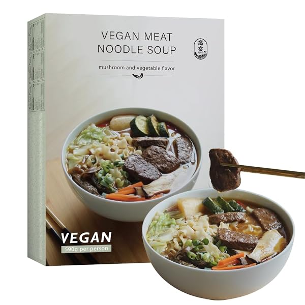 VEGEKING VEGAN BEEF NOODLE SOUP – TAIWAN RAMEN...