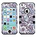 Wydan Compatible Case for iPhone 5C - Tuff Hybrid Shockproof Case Protective Heavy Duty Phone Cover - Paisley for Apple