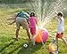 Yeslike Splash and Spray Ball, 30in-Diameter Inflatable Sprinkler Water Ball Outdoor Fun Toy for Hot Summer Swimming Party Beach Pool Play (Colorful)