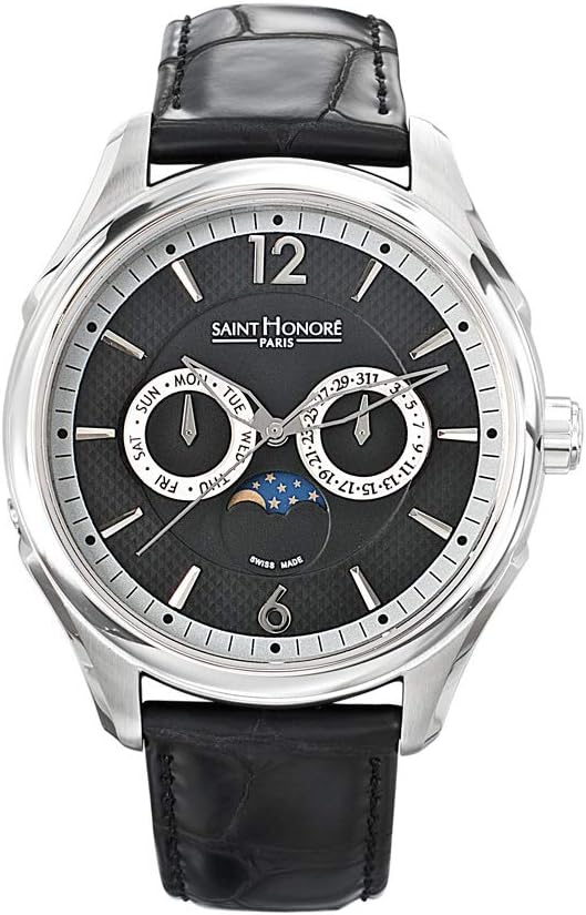 Mens Analogue Quartz Watch with Leather Strap 8500501NBAN