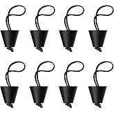 Axlksia 8 Pcs Kayak Scupper Plugs Kit, Silicone Universal Kayak Scupper Plug Drain Holes Stopper Bung with Lanyard, Kayak Accessories