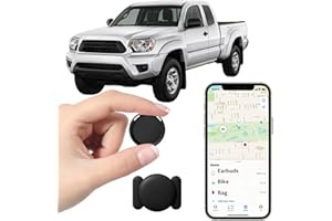 AMZSMT No Subscription GPS Tracker for Vehicles Work with Find My (iOS Only) Real Time Mini Air Tracker Tags Global Coverage Hidden Car Locator Tracking Device with Magnetic Case No Monthly Fee Required