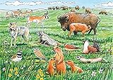 Cobble Hill Life in the Prairie Jigsaw Puzzle, 35-piece Tray Puzzle