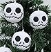Nightmare Before Christmas Plush Ornament Set Featuring 6 Jack Skellington Christmas Tree Plush Ornaments - Average 2.5