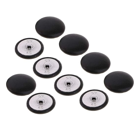 10Pcs Artificial Leather Covered Upholstery Buttons Sewing Crafts 25mm