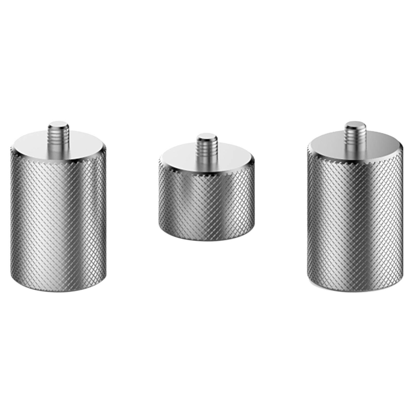 Yius Counterweight Gimbal Stabilizer, 3pcs OM 4/OS MO Mobile 3 Counterweight Balance Counter Weights Support 70g Video Shooting Accessory for DJI OSMO Mobile 3 4(silver)