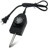 06900 Probe Temperature Control Thermostat Cord for Presto Electric Skillets Grills Griddles 1 &amp; 3/8" Spacing Between Terminals Electric Heat Probe Control 125V10A