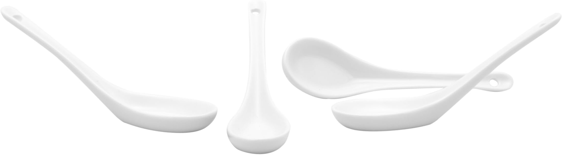Red Vanilla Vanilla Fare Appetizer Spoon Curved (Set of 12)