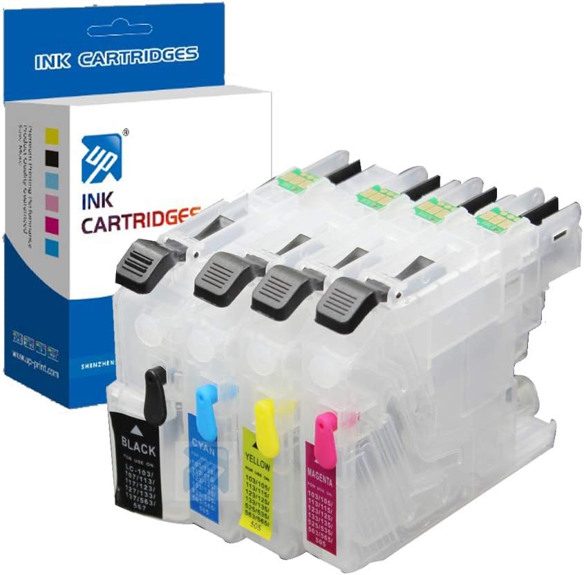 UP Empty LC101 LC103 LC105 LC107 Refillable Ink Cartridges