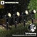 4 Pack LED Spotlights Outdoor, ProGreen 12V 1080LM Waterproof COB Led Landscape Lighting with UL Listed Adapter, 3000k Warm White Decorative Lamp Wall Light for Lawn,Garden, Along Driveway or Pathways