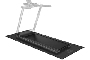 HAPBEAR 2.5x5/3x6/3x7ft Exercise Equipment Mat, Treadmill, Elliptical, Rowing Machine, Peloton Bike Mat for Hardwood Floors, Carpet - Weight Bench Pad Fitness Gym Equipment Mat