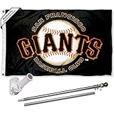 San Francisco Giants Flag Pole and Bracket Set
