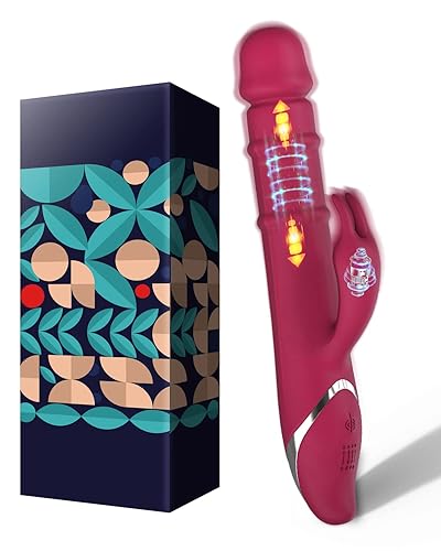 Realistic Rabbit Vibrator for Women with Rolling Ring, 14 Modes & 7 Speeds  Waterproof G-spot Female Sex Toys Rose in Saudi Arabia
