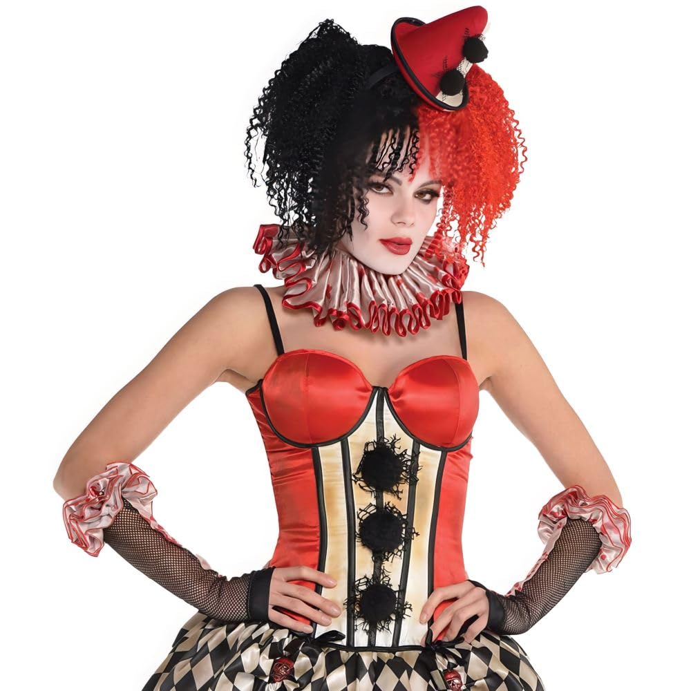 Crazy Circus Halloween Clown Corset