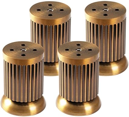 FWZJ Patas para Muebles 3.1"-5.9" Diámetro 2"Altura Gabinete para