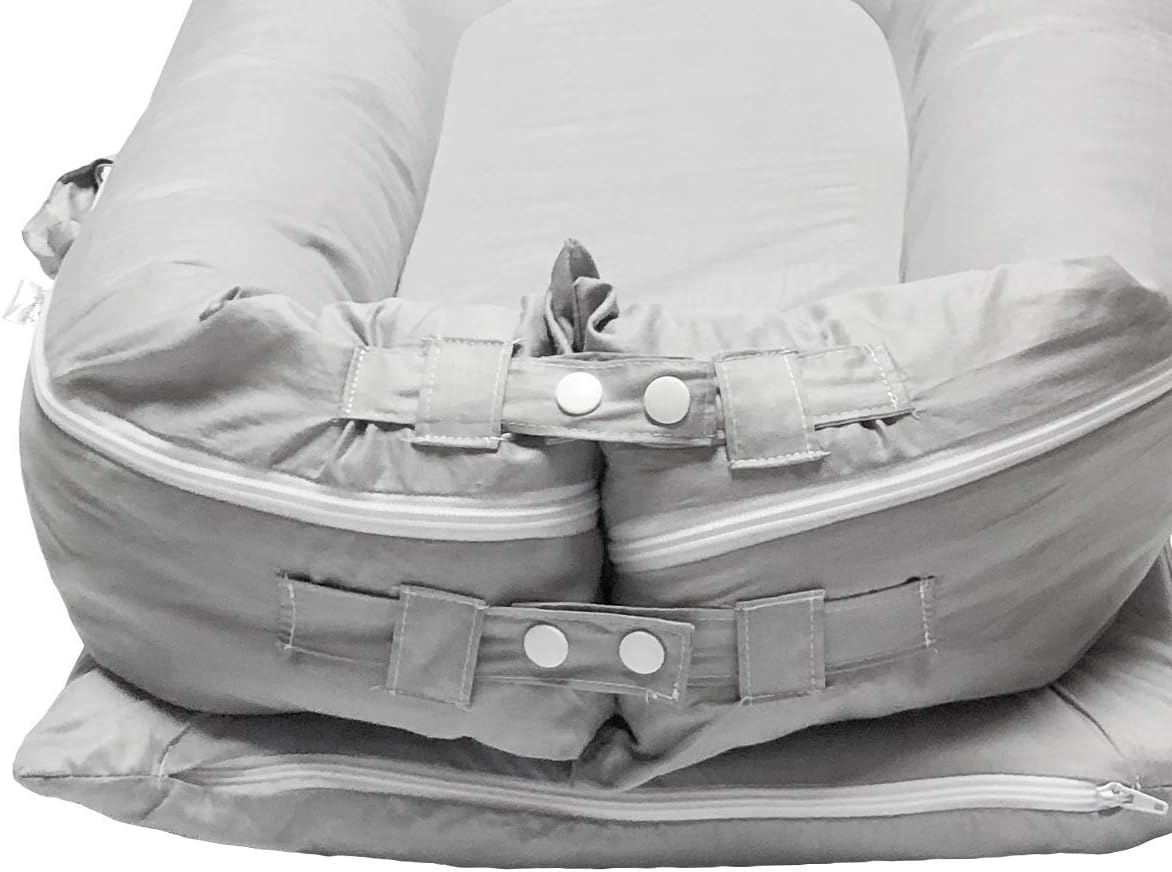 SimpleTot Baby Nest Sleep Pod Replacement Extra Cover (Fits Dockatot Deluxe+) (Gray): Home & Kitchen